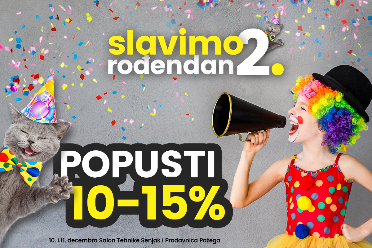 2. rođendan Salona Tehnike - popust na sve