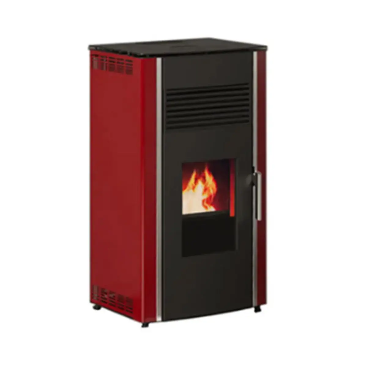 Peć na pelet Alfa Plam Luca R, crvena