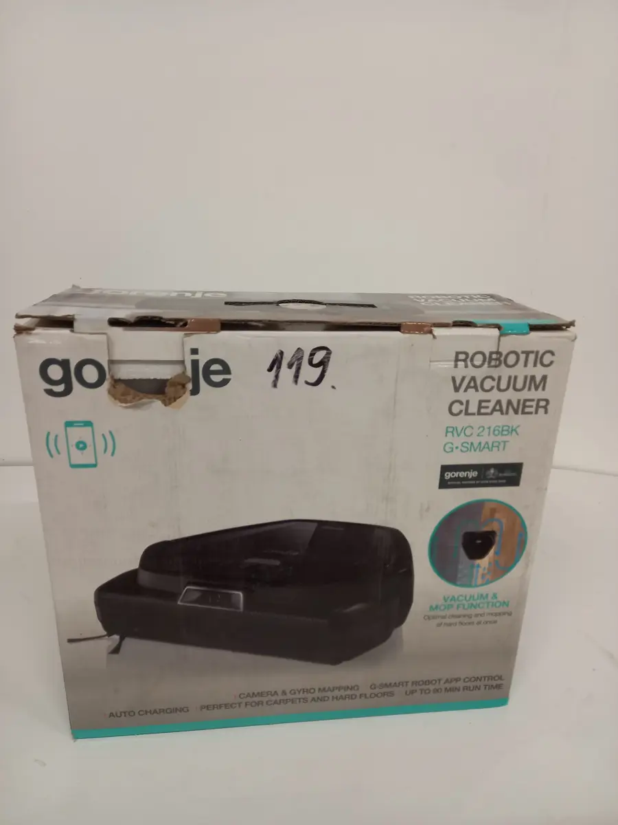 Usisivač Gorenje robotic vacuum cleaner RVC216BK