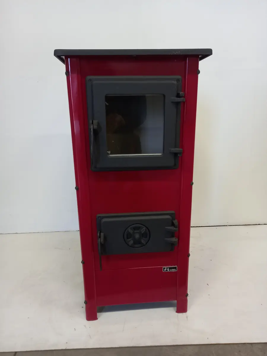 Peć na čvrsto gorivo MBS HERA, crvena