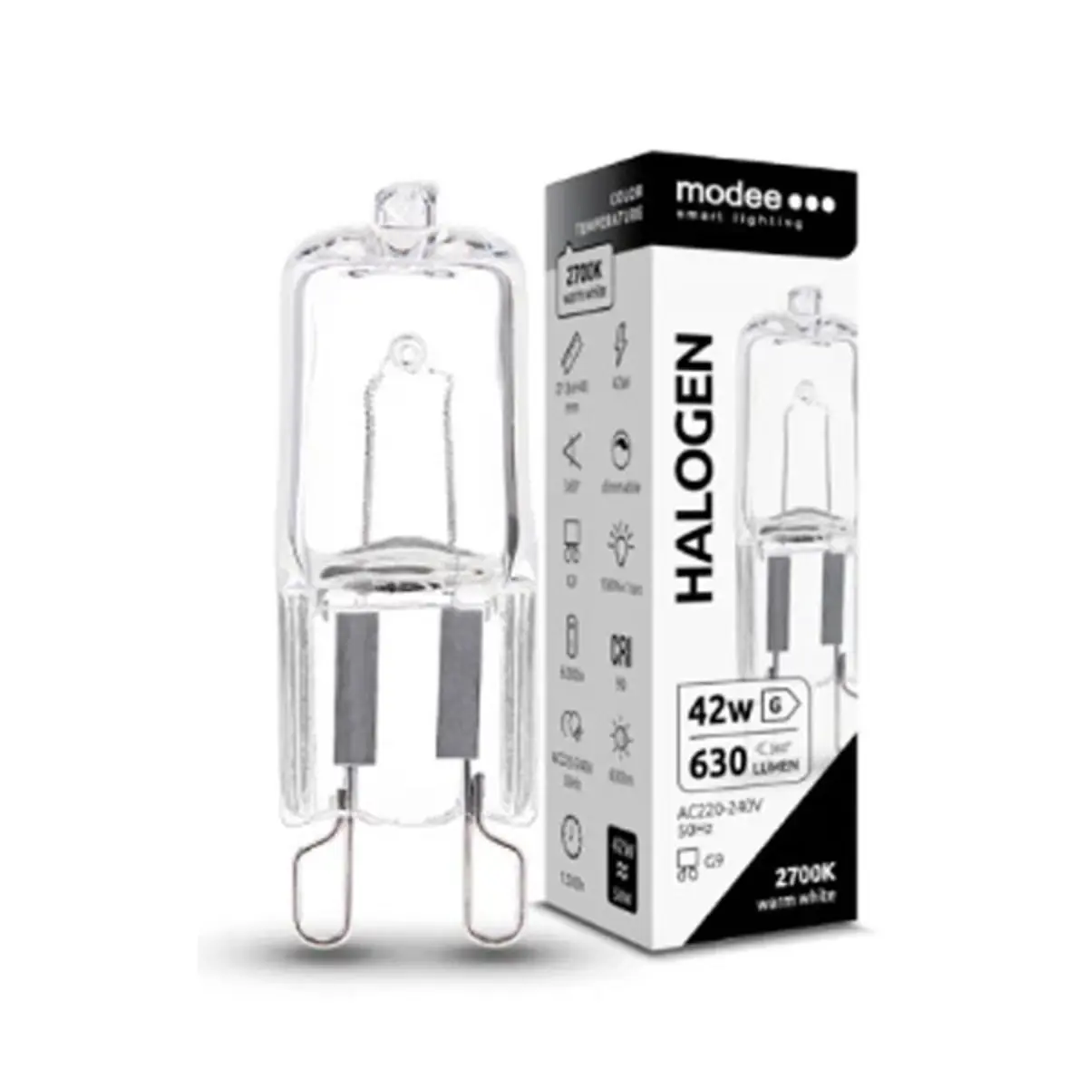 Halogena sijalica Modee 42W,G9,2700K
