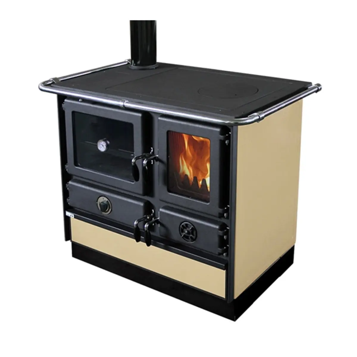 Šporet MBS Thermo Magnum Plus 4D, krem, levi