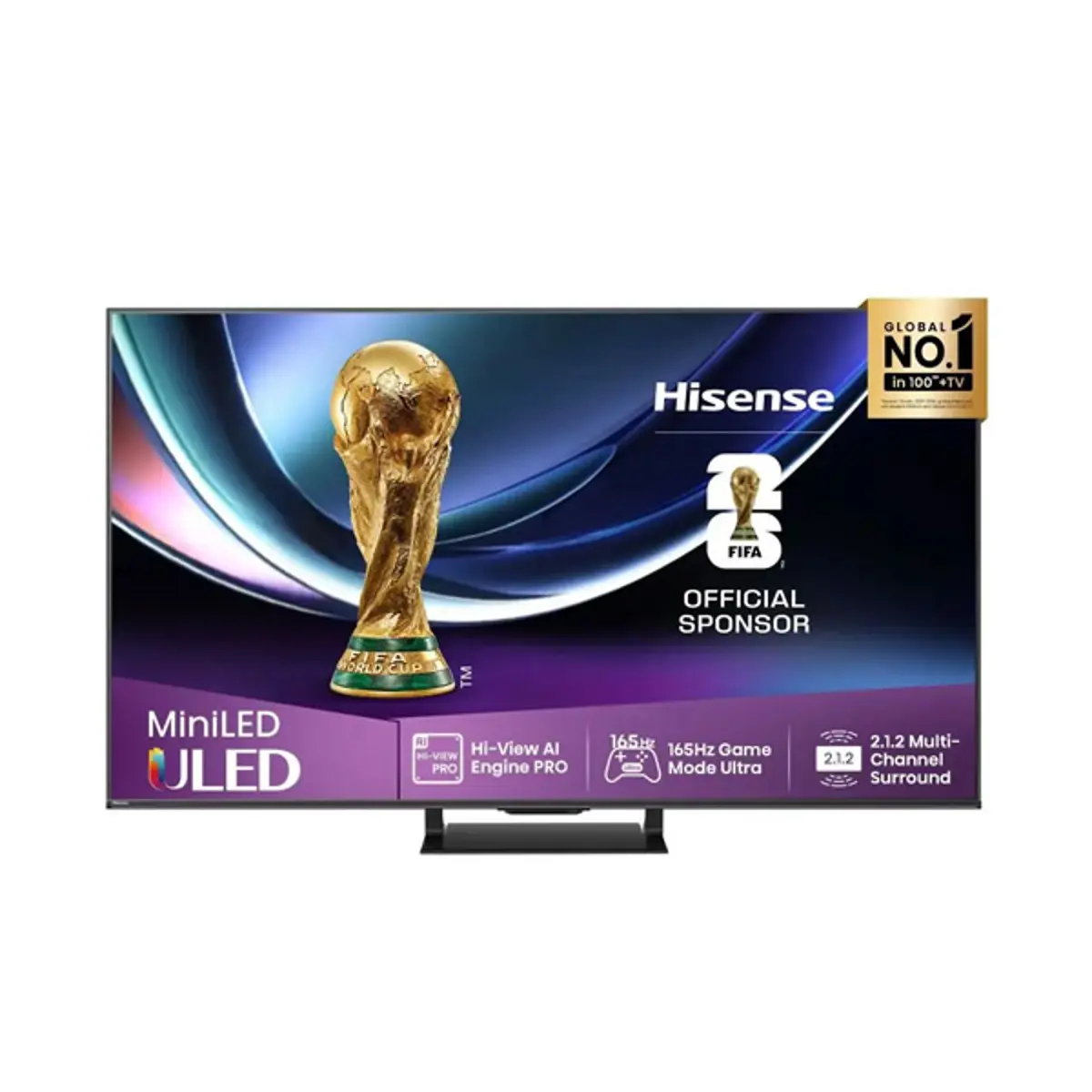 Televizor Hisense 75U7Q PRO Smart, MiniLed, 4K UHD, 75