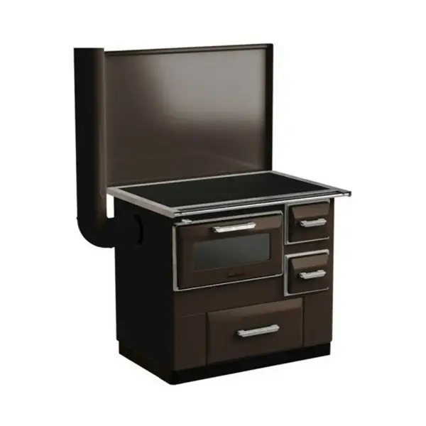 Šporet na čvrsto gorivo MBS SD 7 RS ,braon,levi