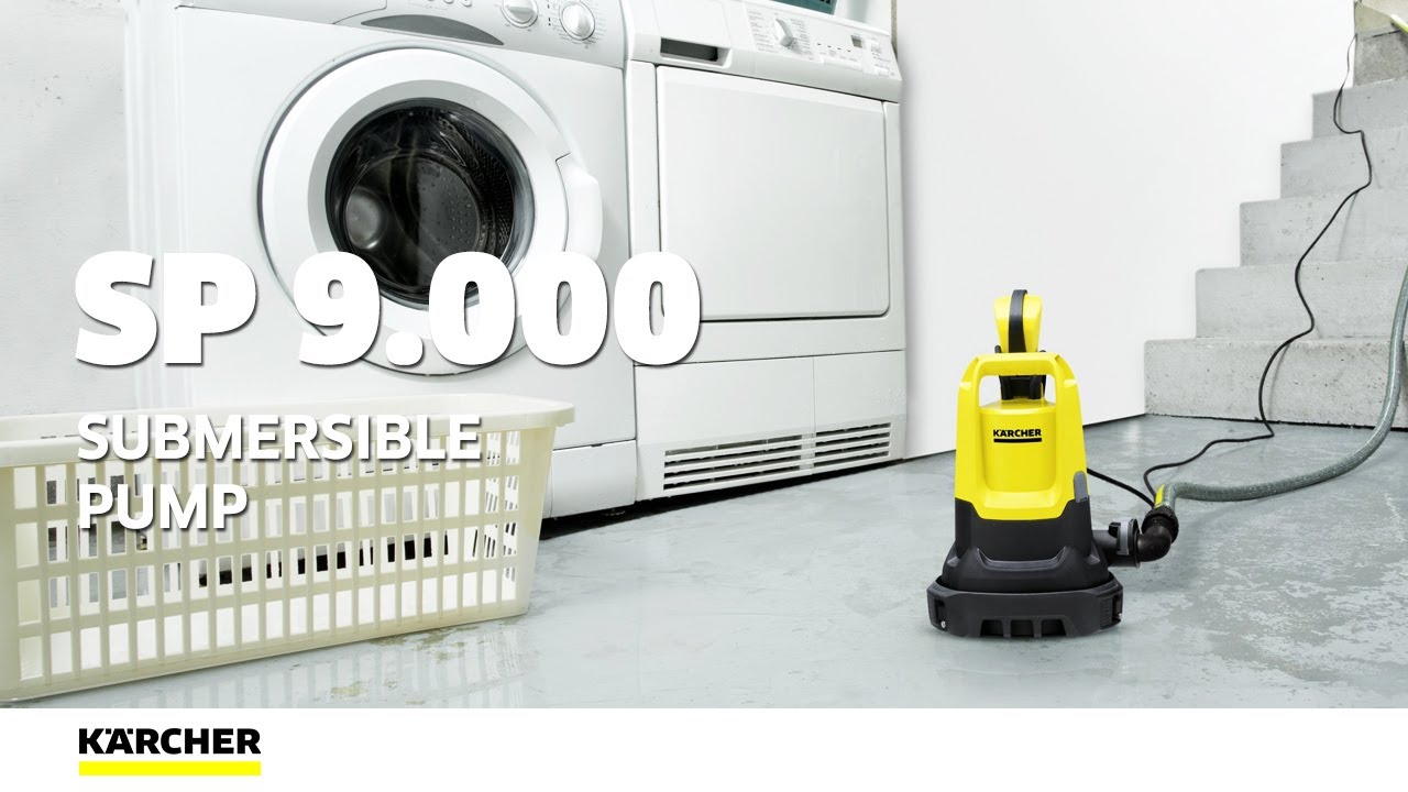Potopna pumpa za otpadnu vodu ravna Karcher SP9.000 video thumbnail