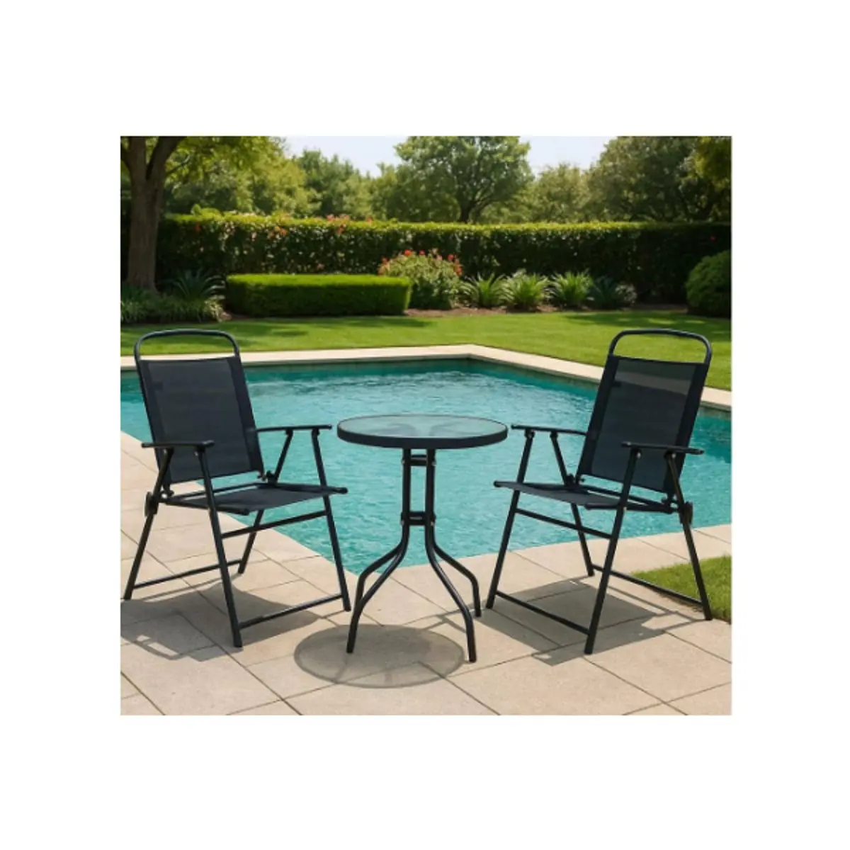 ED Baštenski set trodelni Bistro set