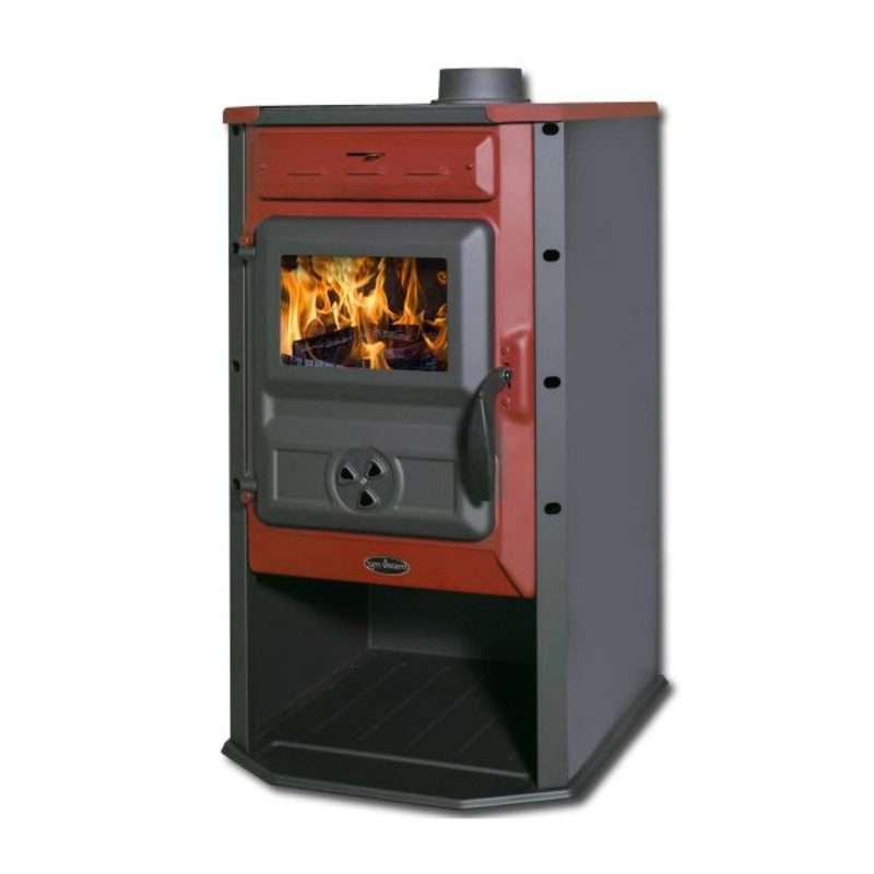 Peć na čvrsto gorivo TimSistem Čarobna, crvena