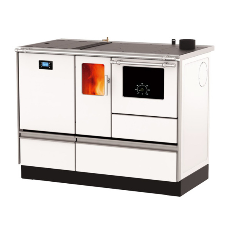 Etažni šporet Alfa Plam H20 ECO pelet, beli