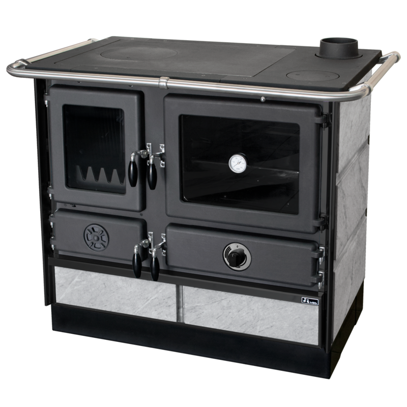 Šporet MBS Termo Magnum Plus 4D,sivi,desni