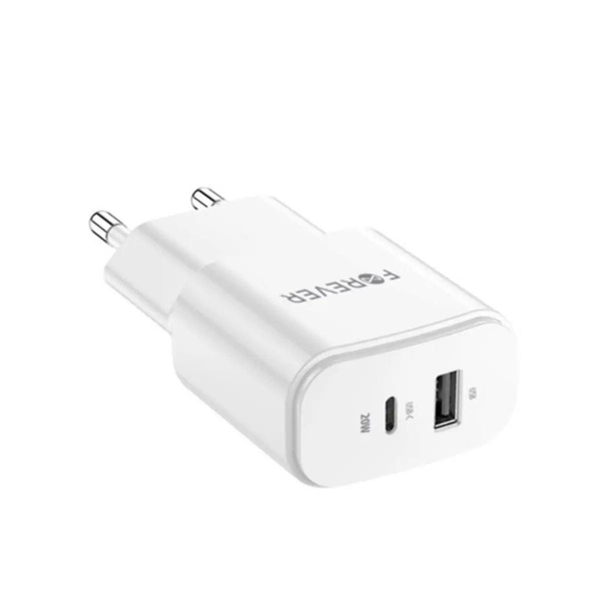 Punjač Forever TC01-20AC 1xUSB+1xUSB-C 20W PD QC