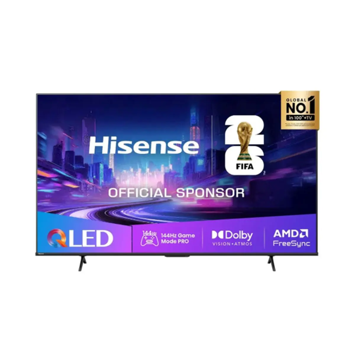 Televizor Hisense H75E7Q PRO, Smart, QLED, 4K UHD, 75