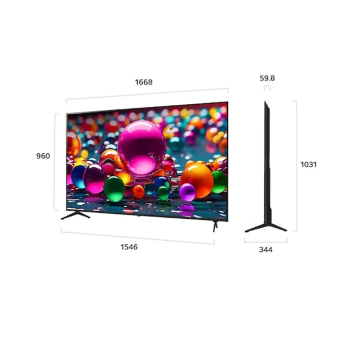 Televizor LG 75UA75006LA Smart, DLED, 4k UHD, 75''(189 cm), DVB-T2/C/S2