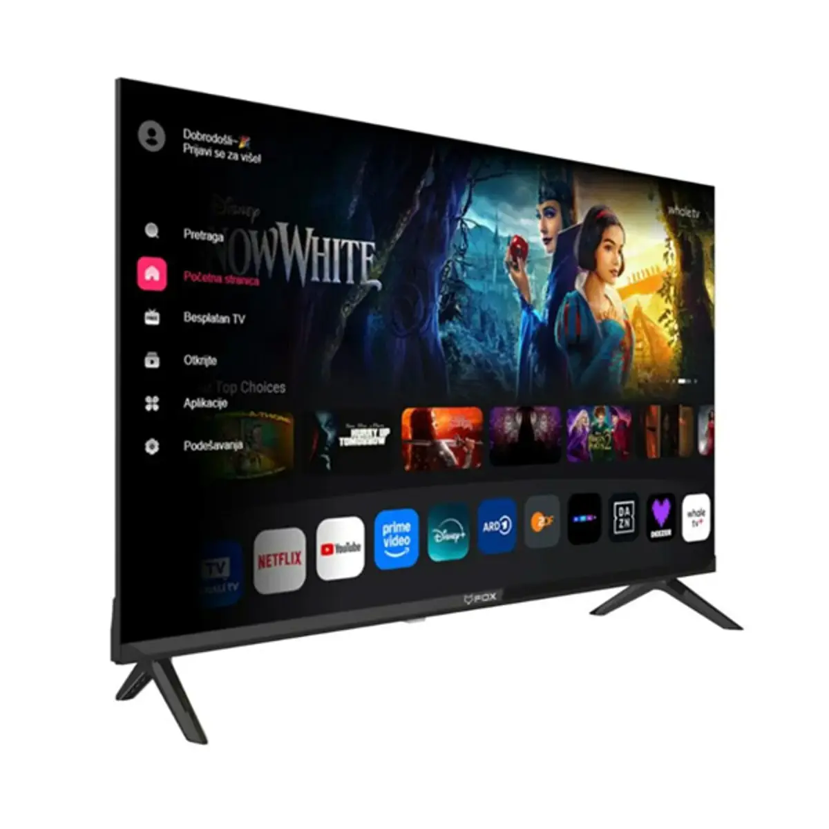 Televizor Fox 32WHA471E Smart, DLED, HD Ready, 32''(81 cm), ATV/DTV-C/T/T2/S/S2