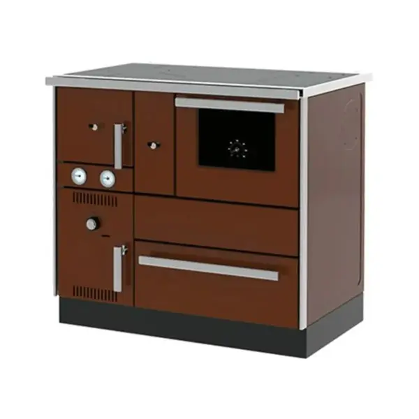 Etažni šporet Alfa Plam TERM 27 NR, desni, braon ECO