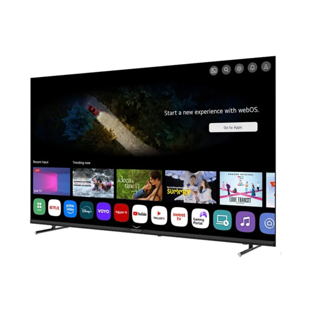 Televizor Tesla 55E655BUW Smart, LED, 4K UHD, 55''(140 cm), DVB-T/T2/C/S/S2