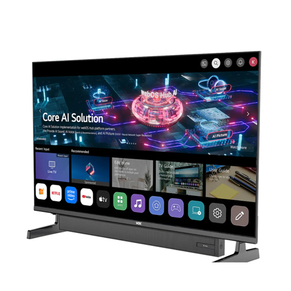 Televizor Vox 32WSB684H Smart, DLED, HD Ready, 32''(81 cm), DVB-T2/C/S2