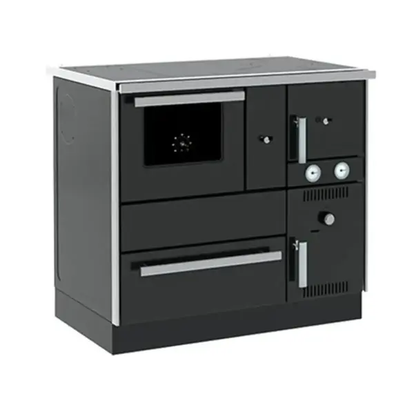 Etažni šporet Alfa Plam TERM 27 NR antracit, levi ECO