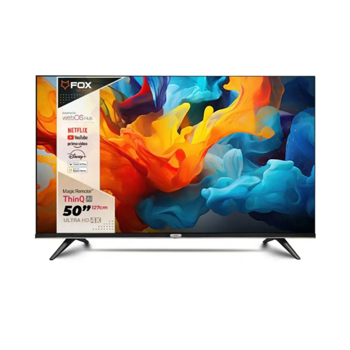 Televizor Fox 50WOS626D Smart, DLED, 4k UHD, 50