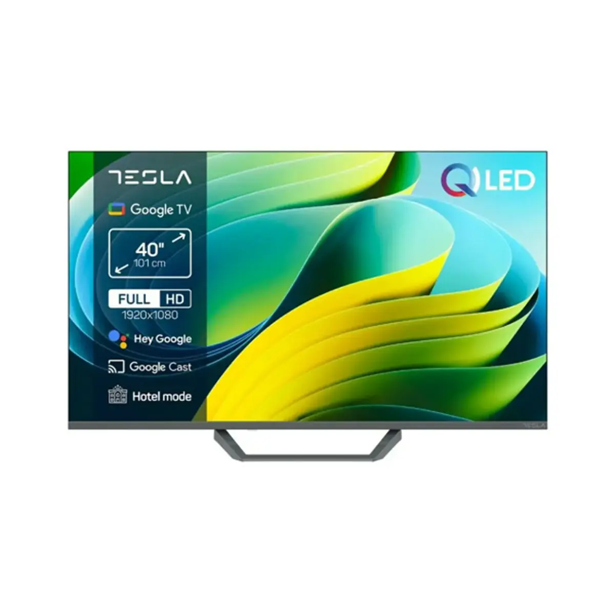 Televizor Tesla Q40E665GFS Smart, QLED, Full HD, 40