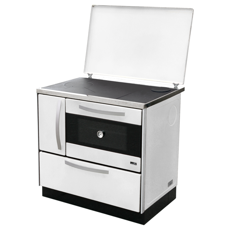 Šporet na čvrsto gorivo MBS Royal 900 plus P3 D SL,beli,desni