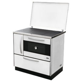 Šporet na čvrsto gorivo MBS Royal 900 plus P3 D SL,beli,desni