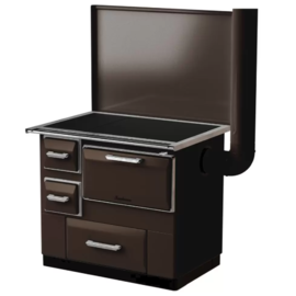 Šporet na čvrsto gorivo MBS SD 7 SL D braon, desni, niklovan