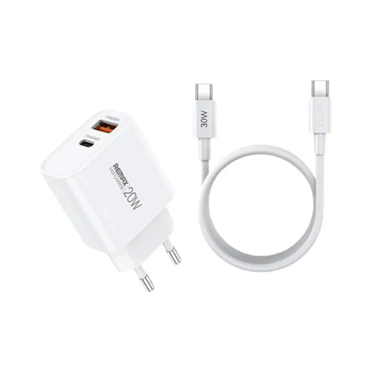 Punjač strujni SET 1xUSB 3.0+TIP C+ KABL RP-U120