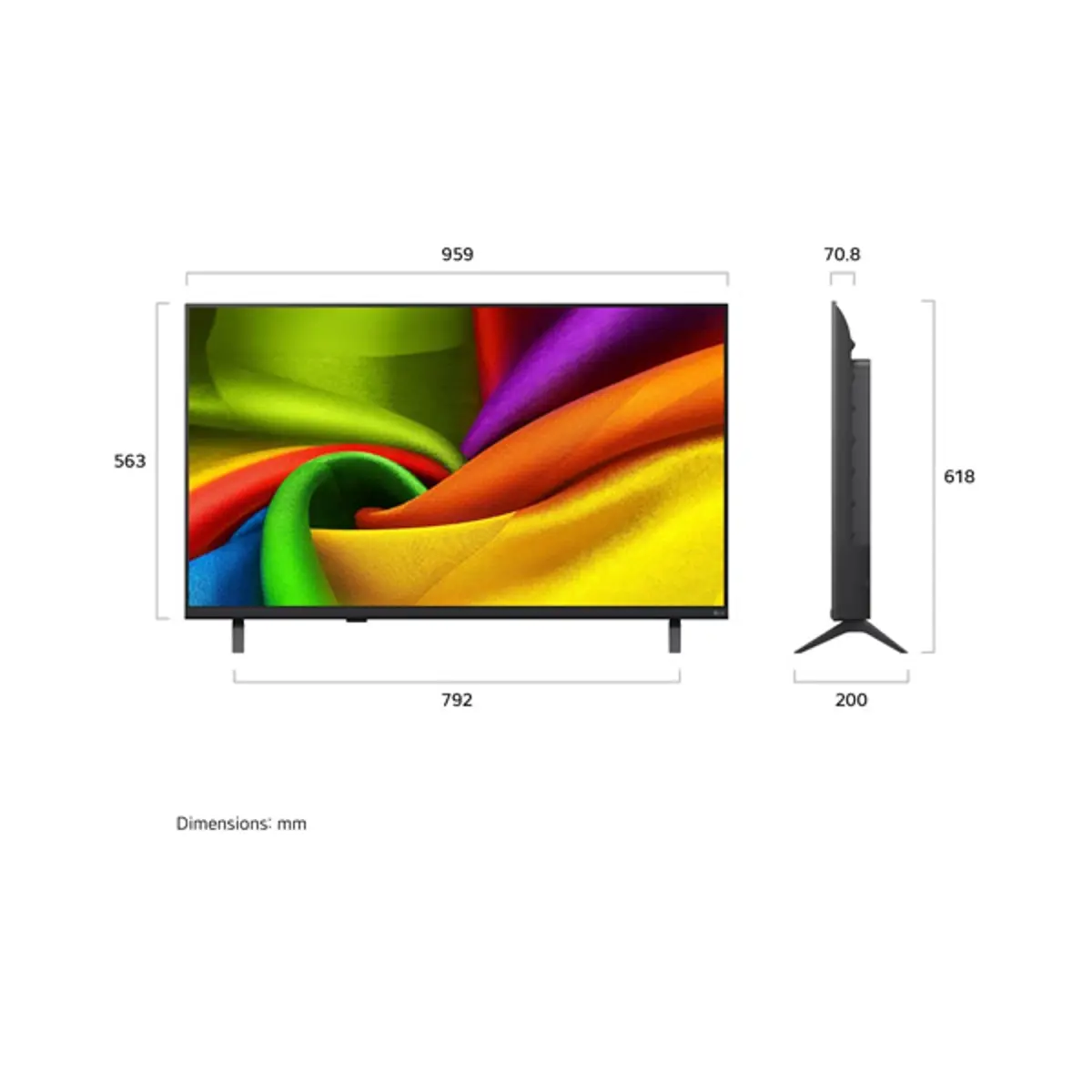 Televizor LG 43NU850B3LA Smart, LED, 4K UHD, 43"(109 cm), DVB-T2/T, DVB-C, DVB-S2/S 